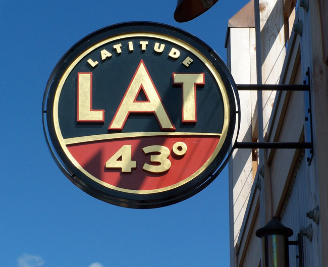 Latitude 43 Restaurant, Gloucester, MA - Hanging