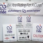 Event Signage - Alzheimer's Association "Riding for a Cure"