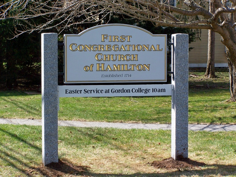 First Church Hamilton - Freestanding Sign