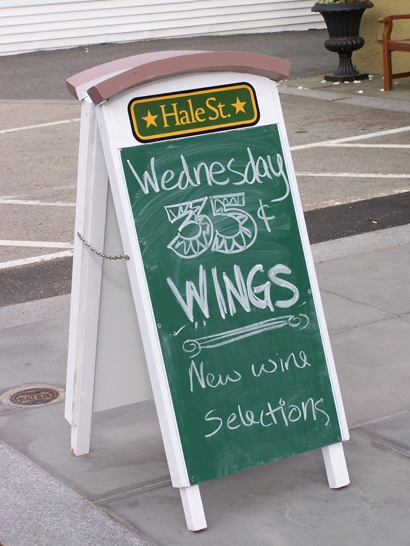 Hale St. Tavern - Chalkboard A-Frame