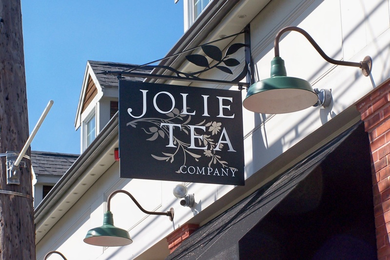 Jolie Tea - Hanging Sign