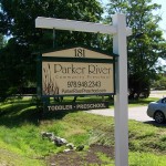 Parker River Preschool - Hanging Sign