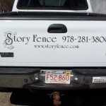 Story Fence - Vehicle Lettering