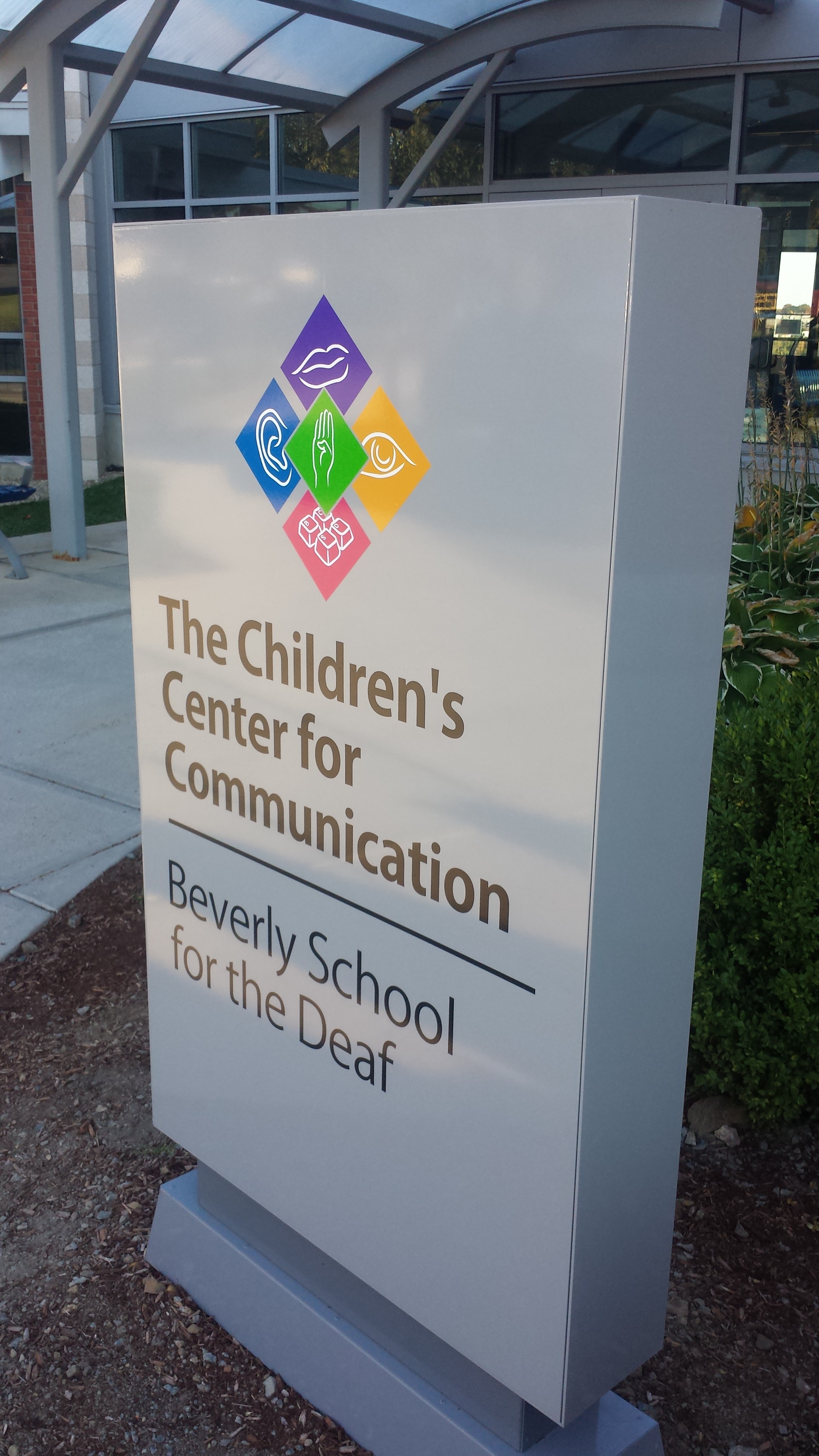 Beverly School for the Deaf - Freestanding Sign